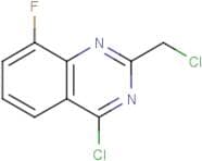 4-chloro-2-(chloromethyl)-8-fluoroquinazoline