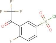 4-Fluoro-3-(trifluoroacetyl)benzenesulphonyl chloride