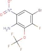 4-Bromo-3-fluoro-2-(trifluoromethoxy)-6-nitroaniline