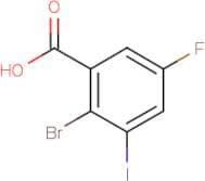 2-Bromo-5-fluoro-3-iodobenzoic acid