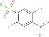5-Bromo-2-fluoro-4-nitrobenzenesulphonyl chloride