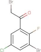 2-Bromo-1-(3-bromo-5-chloro-2-fluorophenyl)ethanone