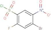 4-Bromo-2-fluoro-5-nitrobenzenesulfonyl chloride