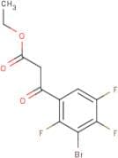 Ethyl 3-bromo-2,4,5-trifluorobenzoylacetate