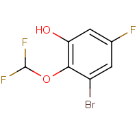 3-Bromo-2-(difluoromethoxy)-5-fluorophenol