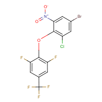 4-Bromo-2-chloro-6-nitrophenyl 2,6-difluoro-4-(trifluoromethyl)phenyl ether