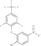 2-Bromo-5-nitrophenyl 2,6-difluoro-4-(trifluoromethyl)phenyl ether