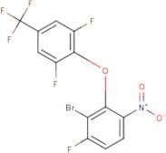 2-Bromo-3-fluoro-6-nitrophenyl 2,6-difluoro-4-(trifluoromethyl)phenyl ether