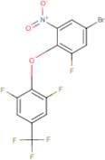 4-Bromo-2-fluoro-6-nitrophenyl 2,6-difluoro-4-(trifluoromethyl)phenyl ether