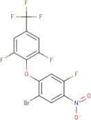 2-Bromo-5-fluoro-4-nitrophenyl 2,6-difluoro-4-(trifluoromethyl)phenyl ether