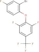 2-Bromo-4-fluorophenyl 2,6-difluoro-4-(trifluoromethyl)phenyl ether