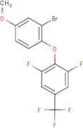 2-Bromo-4-methoxyphenyl 2,6-difluoro-4-(trifluoromethyl)phenyl ether
