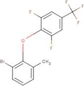 2-Bromo-6-methylphenyl 2,6-difluoro-4-(trifluoromethyl)phenyl ether