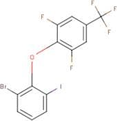 2-Bromo-6-iodophenyl 2,6-difluoro-4-(trifluoromethyl)phenyl ether