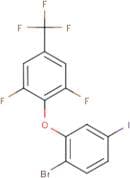 2-Bromo-5-iodophenyl 2,6-difluoro-4-(trifluoromethyl)phenyl ether