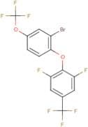2-Bromo-4-(trifluoromethoxy)phenyl 2,6-difluoro-4-(trifluoromethyl)phenyl ether
