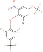 2-Bromo-6-nitro-4-(trifluoromethoxy)phenyl 2,6-difluoro-4-(trifluoromethyl)phenyl ether
