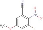 3-Fluoro-5-methoxy-2-nitrobenzonitrile