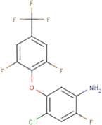 5-Amino-2-chloro-4-fluorophenyl 2,6-difluoro-4-(trifluoromethyl)phenyl ether