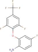 2-Amino-5-fluorophenyl 2,6-difluoro-4-(trifluoromethyl)phenyl ether