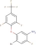 5-Amino-2-bromo-4-fluorophenyl 2,6-difluoro-4-(trifluoromethyl)phenyl ether