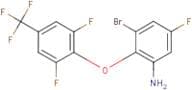 2-Amino-6-bromo-4-fluorophenyl 2,6-difluoro-4-(trifluoromethyl)phenyl ether