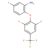 2-Amino-4-iodophenyl 2,6-difluoro-4-(trifluoromethyl)phenyl ether