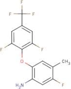 2-Amino-4-fluoro-5-methylphenyl 2,6-difluoro-4-(trifluoromethyl)phenyl ether