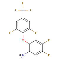 2-Amino-4,5-difluorophenyl 2,6-difluoro-4-(trifluoromethyl)phenyl ether