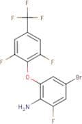 2-Amino-5-bromo-3-fluorophenyl 2,6-difluoro-4-(trifluoromethyl)phenyl ether
