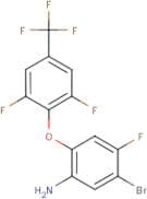 2-Amino-4-bromo-5-fluorophenyl 2,6-difluoro-4-(trifluoromethyl)phenyl ether