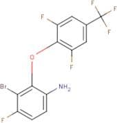 6-Amino-2-bromo-3-fluorophenyl 2,6-difluoro-4-(trifluoromethyl)phenyl ether