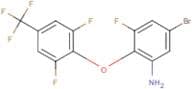 2-Amino-4-bromo-6-fluorophenyl 2,6-difluoro-4-(trifluoromethyl)phenyl ether
