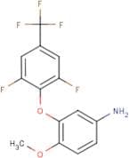 5-Amino-2-methoxyphenyl 2,6-difluoro-4-(trifluoromethyl)phenyl ether