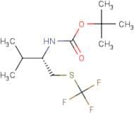 tert-Butyl (S)-(3-methyl-1-((trifluoromethyl)thio)butan-2-yl)carbamate
