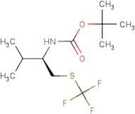 tert-Butyl (R)-(3-methyl-1-((trifluoromethyl)thio)butan-2-yl)carbamate