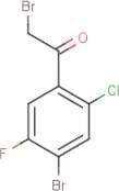 4-Bromo-2-chloro-5-fluorophenacyl bromide