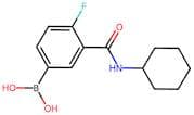 3-(Cyclohexylcarbamoyl)-4-fluorobenzeneboronic acid