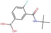 3-(tert-Butylcarbamoyl)-4-fluorobenzeneboronic acid