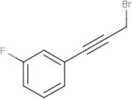 1-(3-Bromoprop-1-ynyl)-3-fluoro-benzene