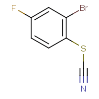 2-bromo-4-fluorophenylthiocyanate
