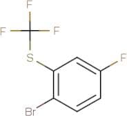 2-bromo-5-fluorophenyl trifluoromethyl sulphide