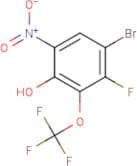 4-Bromo-3-fluoro-2-(trifluoromethoxy)-6-nitrophenol