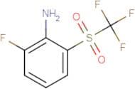 2-fluoro-6-(trifluoromethylsulphonyl)aniline