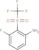 3-fluoro-2-(trifluoromethylsulphonyl)aniline