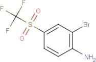 2-bromo-4-(trifluoromethylsulphonyl)aniline