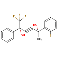 2-(2-Fluorophenyl)-5-phenyl-6,6,6-trifluorohex-3-yne-2,5-diol