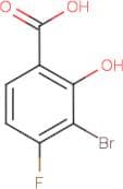 3-Bromo-4-fluoro-2-hydroxybenzoic acid