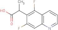 2-(5,7-Difluoro-6-quinolyl)propanoic acid