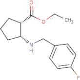 Ethyl (1S,2R)-2-(4-Fluorobenzylamino)cyclopentanecarboxylate